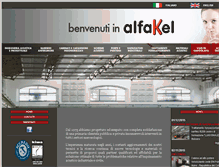 Tablet Screenshot of alfakel.it